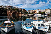 Agios Nikolaos, the Lake Voulismni. 